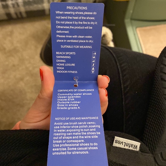 Brand new in package water shoes 5.5/6 - Picture 5 of 5